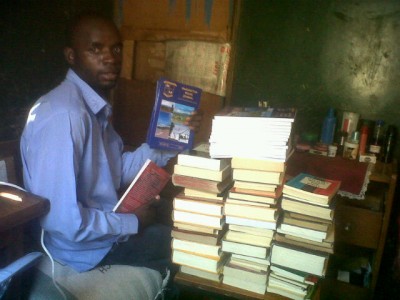 Books received at Bible school in Zambia